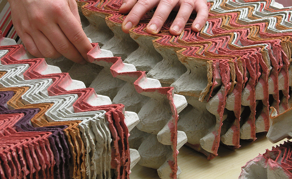 egg crate furniture Inna Alesina